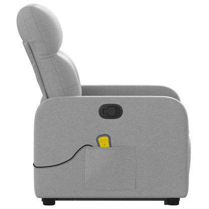 Stand Up Massage Recliner Chair Light gray