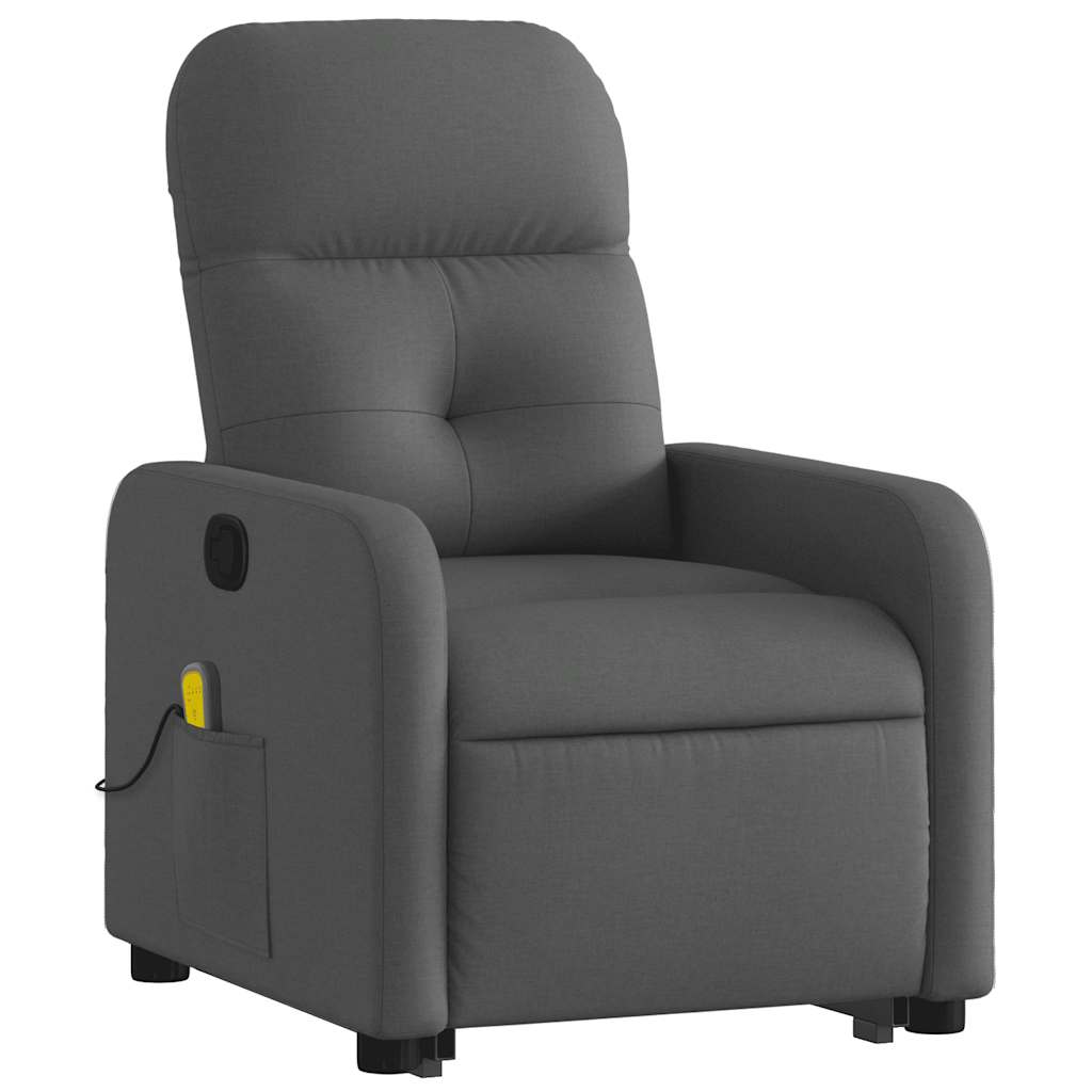 Stand Up Massage Recliner Chair Dark grey