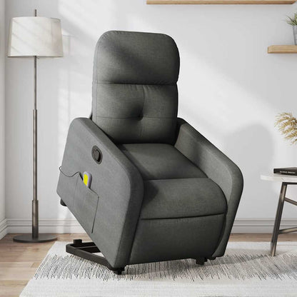 Stand Up Massage Recliner Chair Dark grey