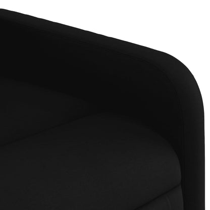 Stand Up Massage Recliner Chair Black Fabric, metal, plywood