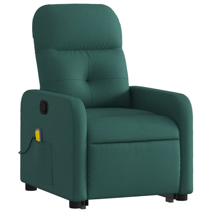 Stand Up Massage Recliner Chair Dark Green