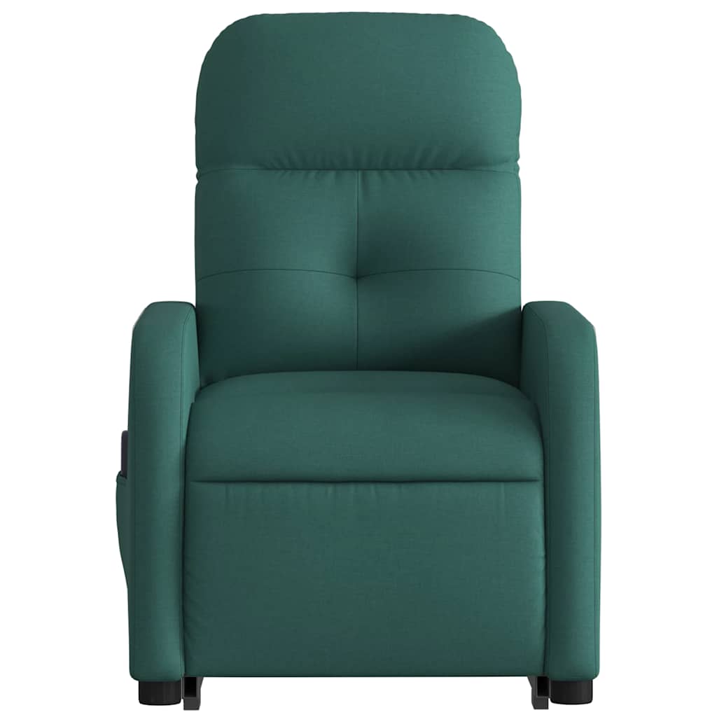 Stand Up Massage Recliner Chair Dark Green