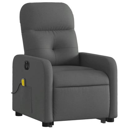 Electric Stand Up Massage Recliner Chair Dark Gray