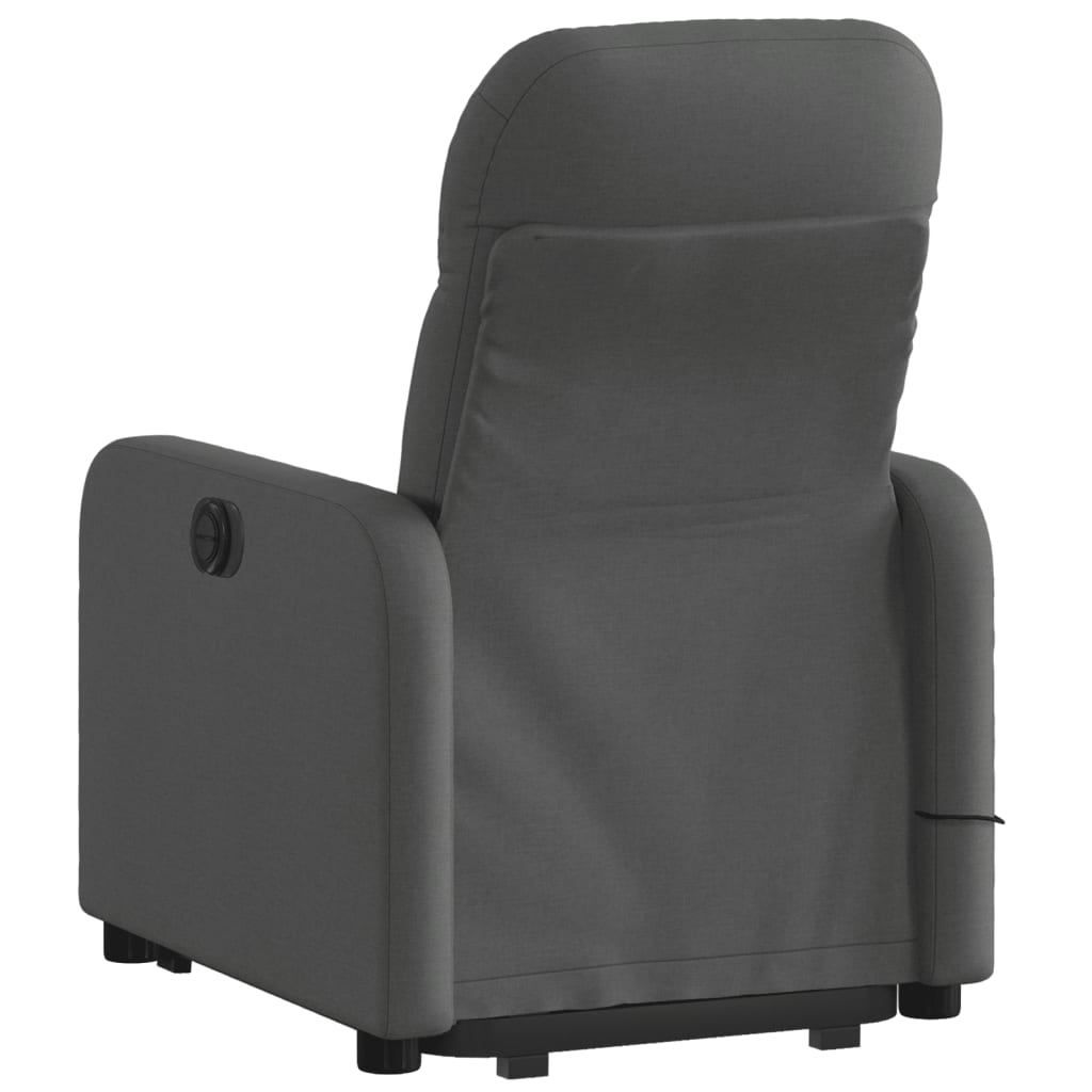 Electric Stand Up Massage Recliner Chair Dark Gray