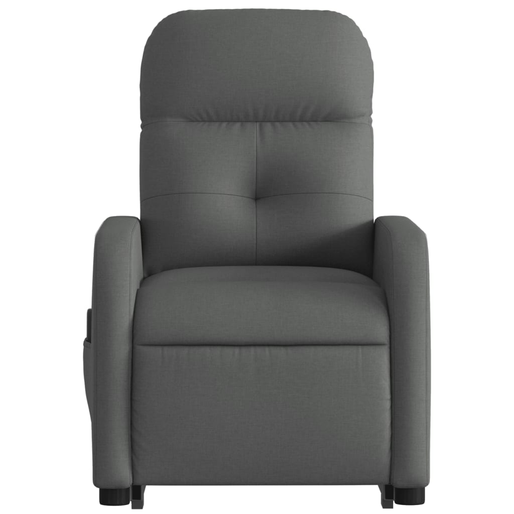 Electric Stand Up Massage Recliner Chair Dark Gray