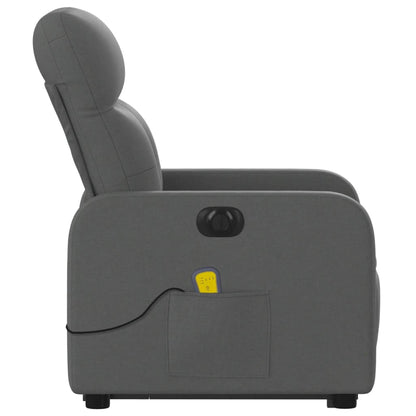 Electric Stand Up Massage Recliner Chair Dark Gray