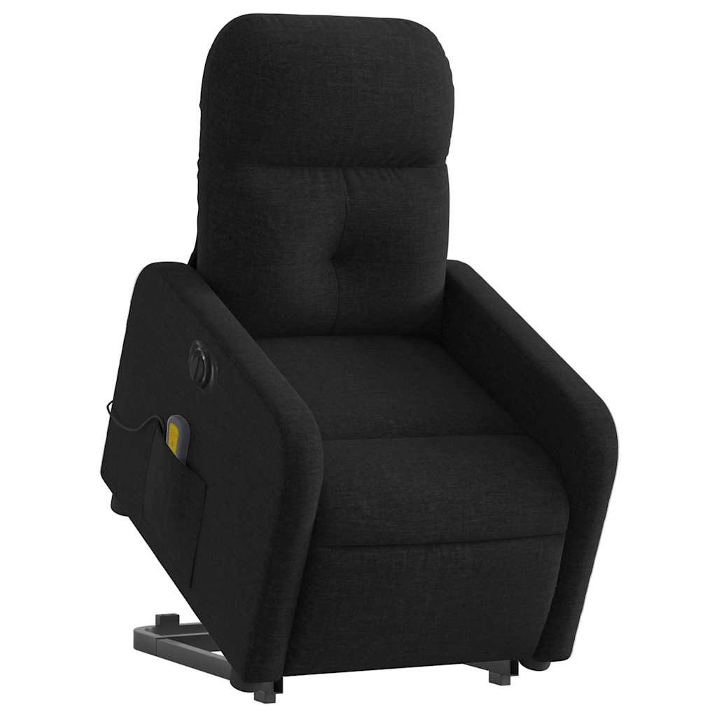 Electric Stand Up Massage Recliner Chair Black