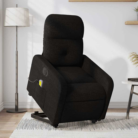 Electric Stand Up Massage Recliner Chair Black