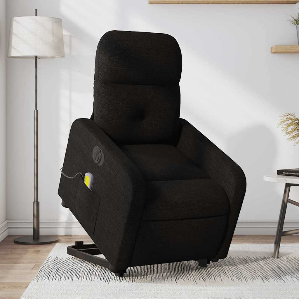 Electric Stand Up Massage Recliner Chair Black