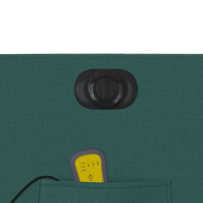 Electric Stand Up Massage Recliner Chair Dark Green