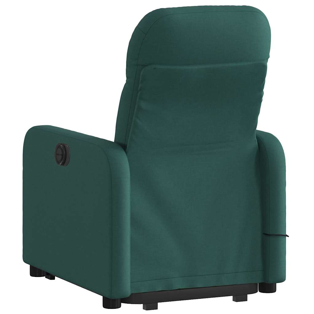 Electric Stand Up Massage Recliner Chair Dark Green