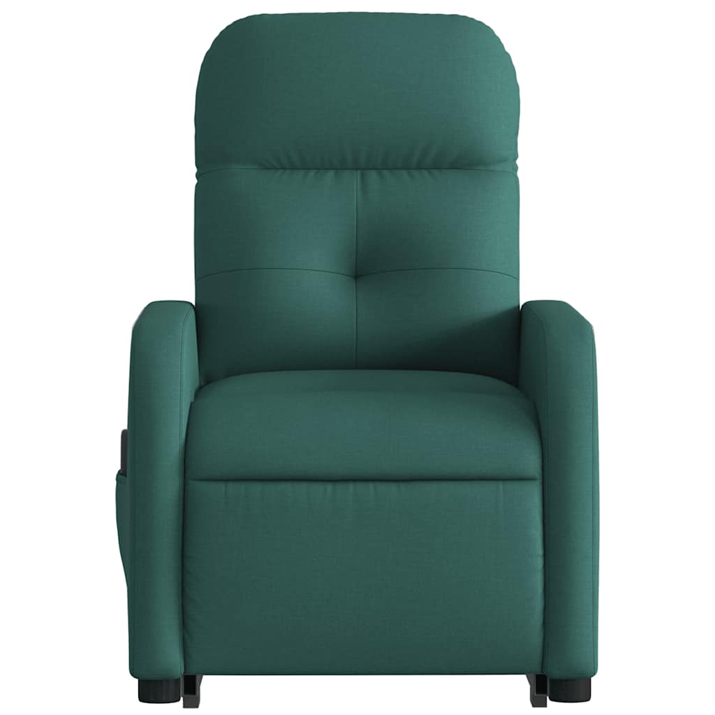 Electric Stand Up Massage Recliner Chair Dark Green