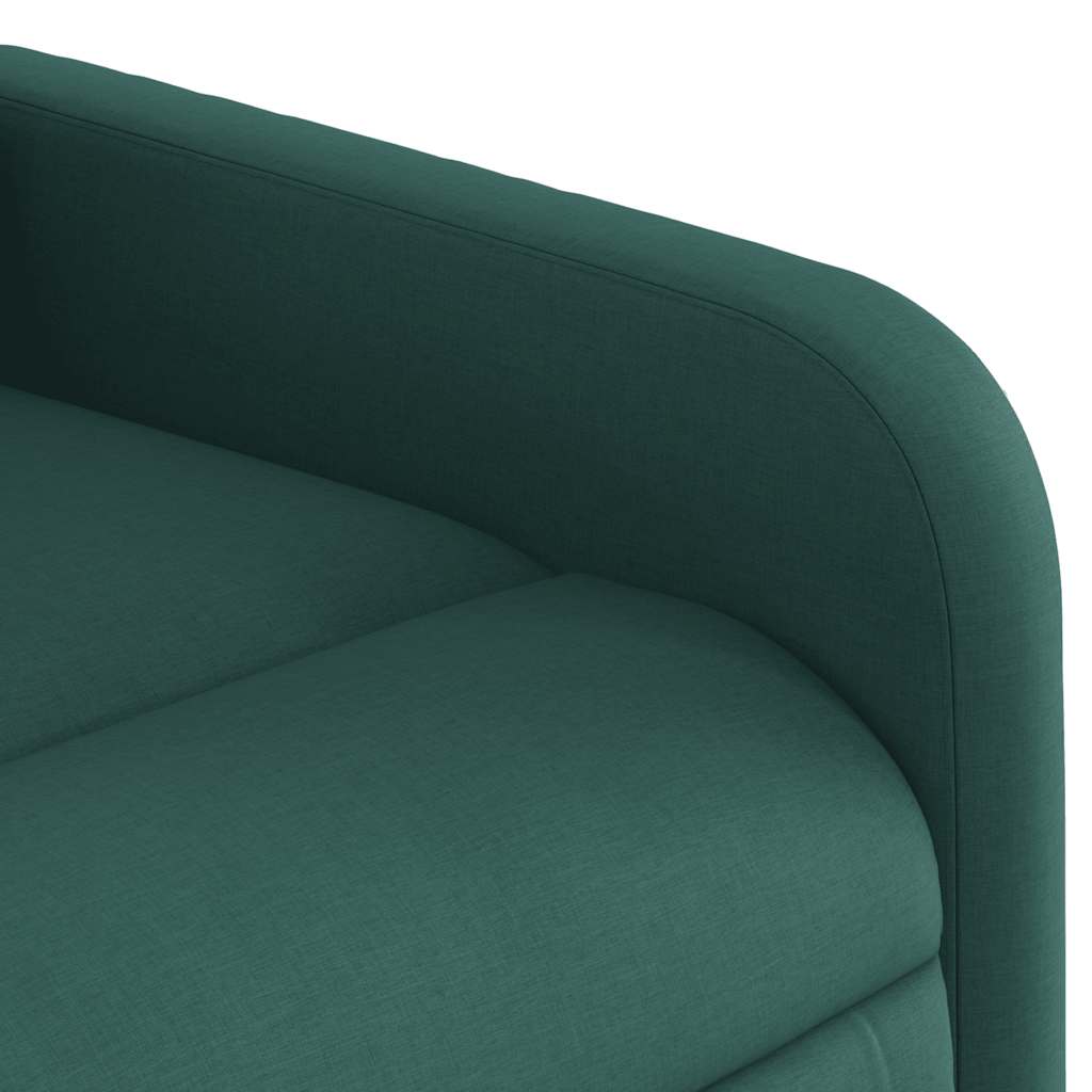 Electric Stand Up Massage Recliner Chair Dark Green