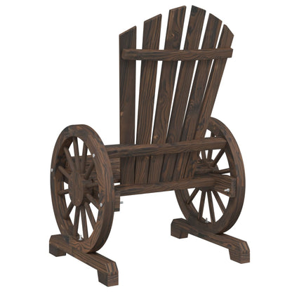 Garden Lounge Set Burnt Wood Solid Fir Wood Medium Ergonomic