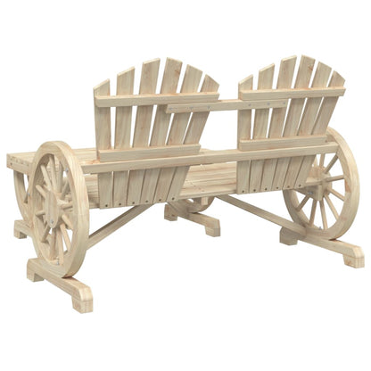 Garden Lounge Set Natural Wood Solid fir wood Large Ergonomic