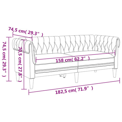 Sofa Set Brown 100% polyester, plywood, solid wood, foam