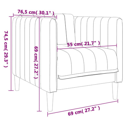 Sofa Set Black Polyester, Plywood, Solid Wood Durable Sofa Set