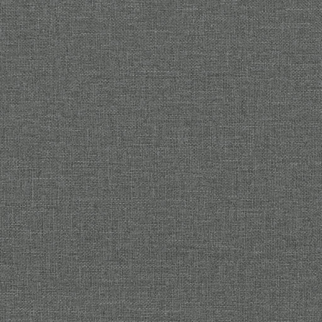 Sofa Set Dark Grey 100% Polyester, Plywood, Solid Wood Medium