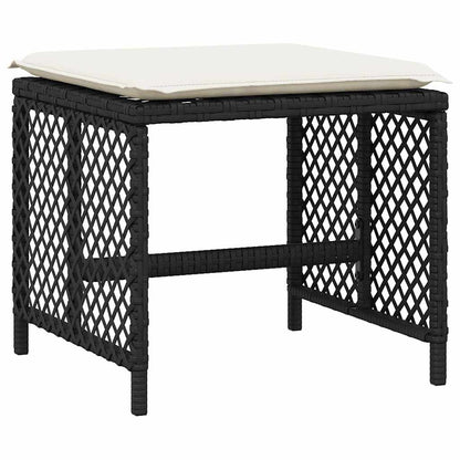 Garden Dining Set Black
