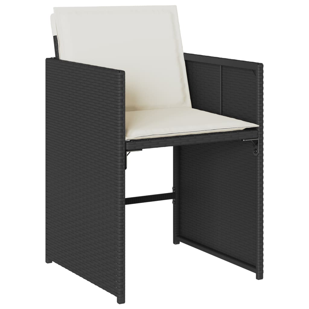 Garden Dining Set Black