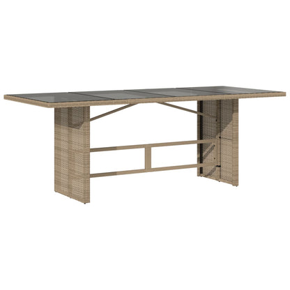 Garden Dining Set Beige