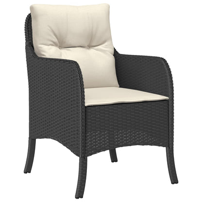 Garden Dining Set Black