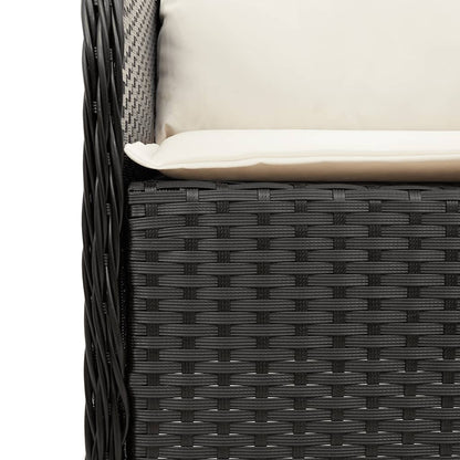 Garden Dining Set Black