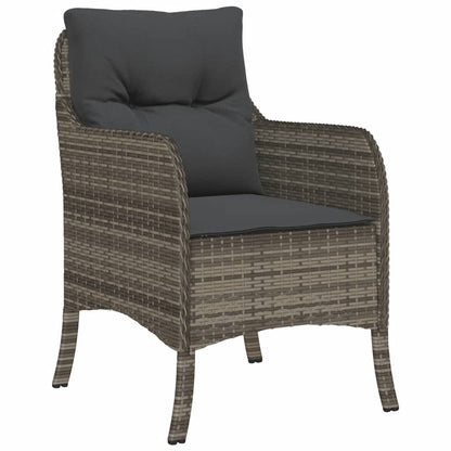 Garden Dining Set Grey, Black, Dark grey