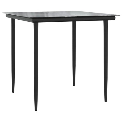 Garden Dining Set Grey PE Rattan Medium Adjustable Footrests
