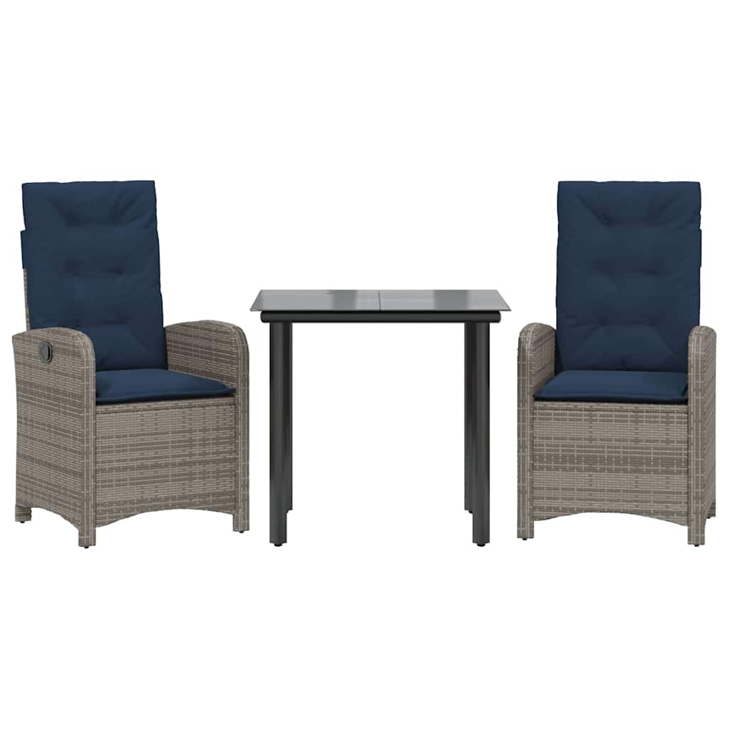 Garden Dining Set Grey