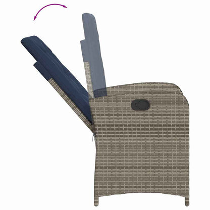 Garden Dining Set Grey
