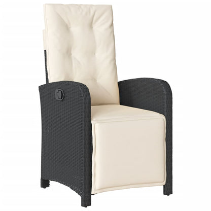 Bistro Set Black, Cream White