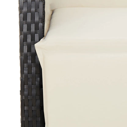 Bistro Set Black, Cream White