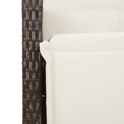 Bistro Set Brown, Black