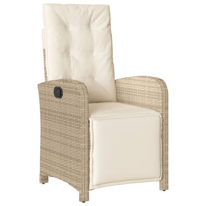 Bistro Set Beige, Black, Cream White
