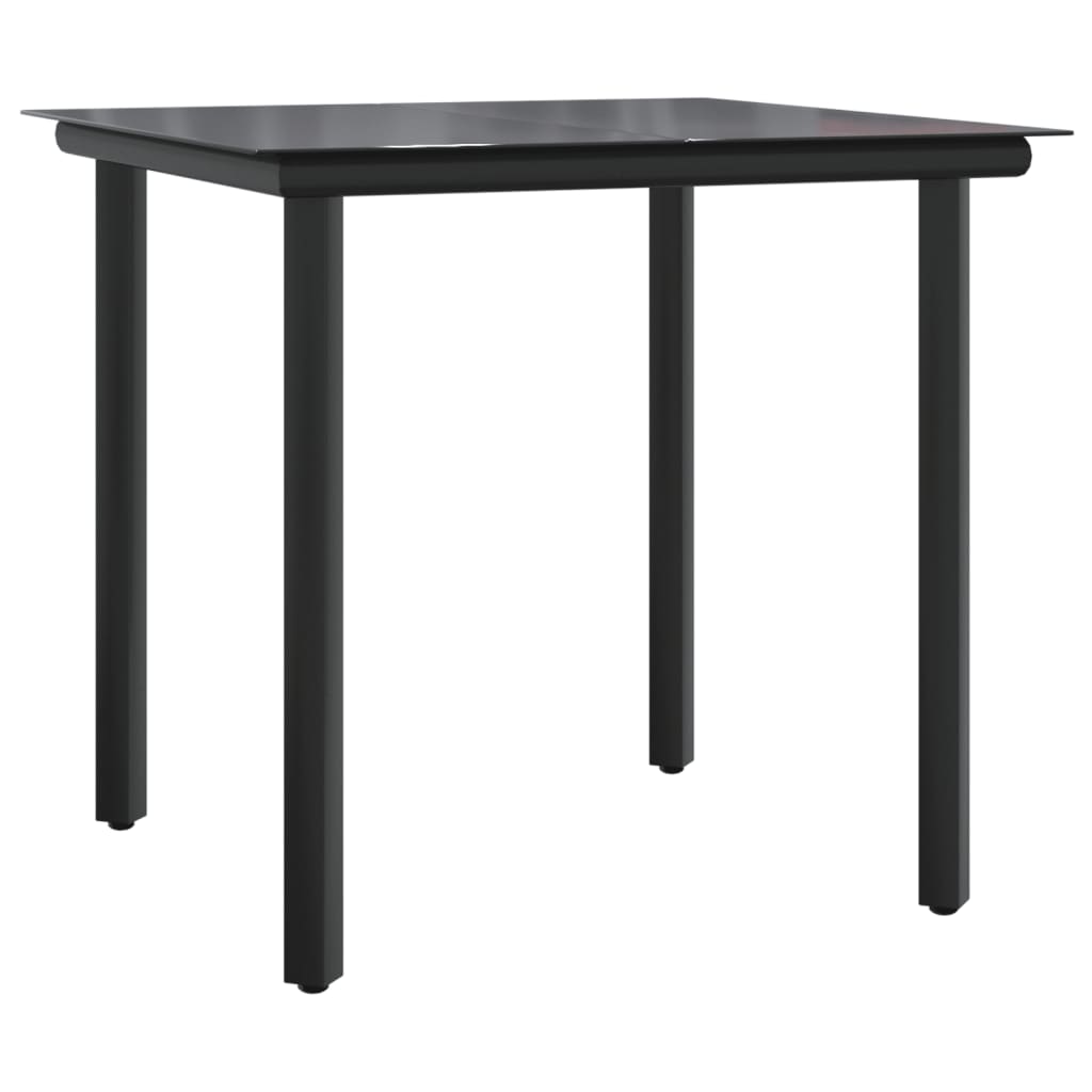 Bistro Set Beige, Black, Cream White