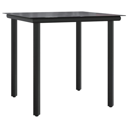 Bistro Set Beige, Black, Cream White