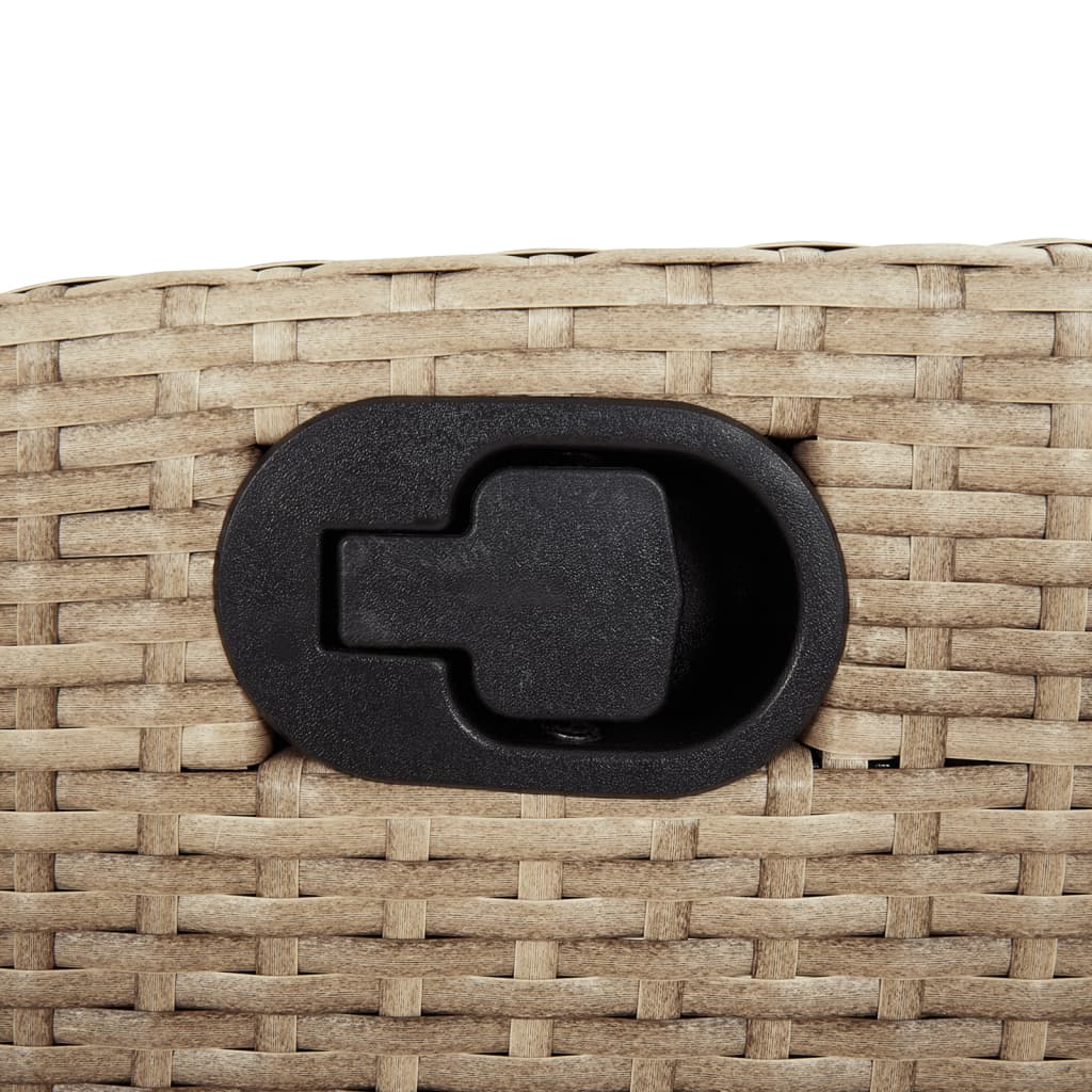 Bistro Set Beige, Black, Cream White