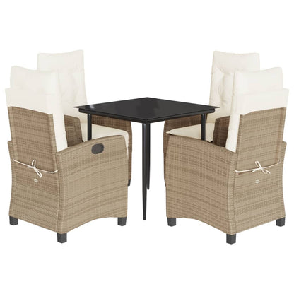 Garden Dining Set Beige