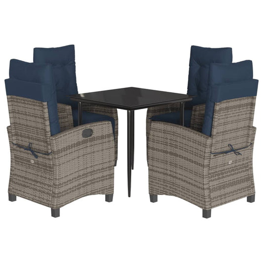 Garden Dining Set Grey