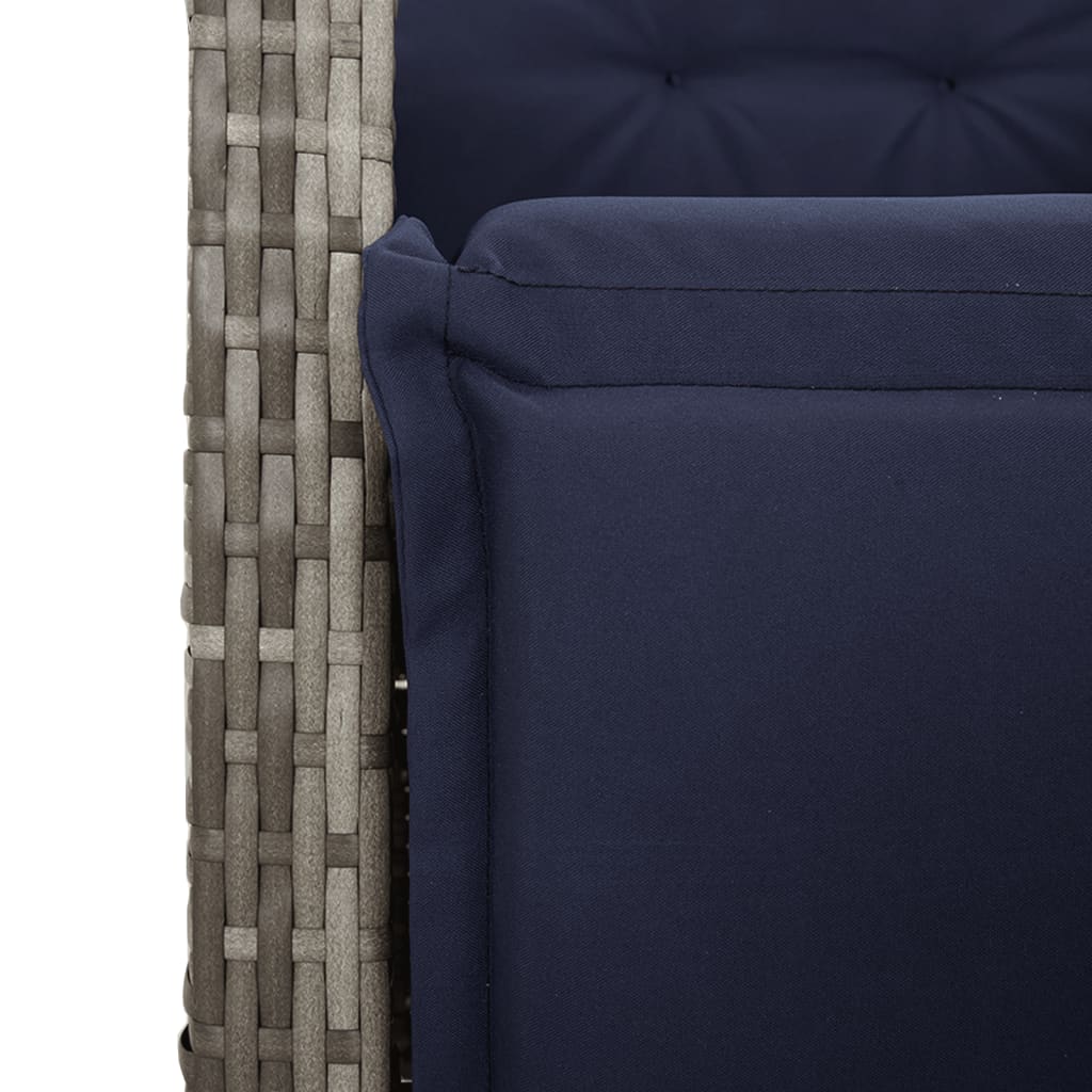 Garden Dining Set Grey