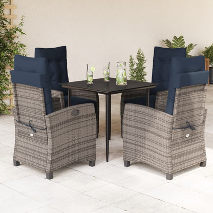 Garden Dining Set Grey