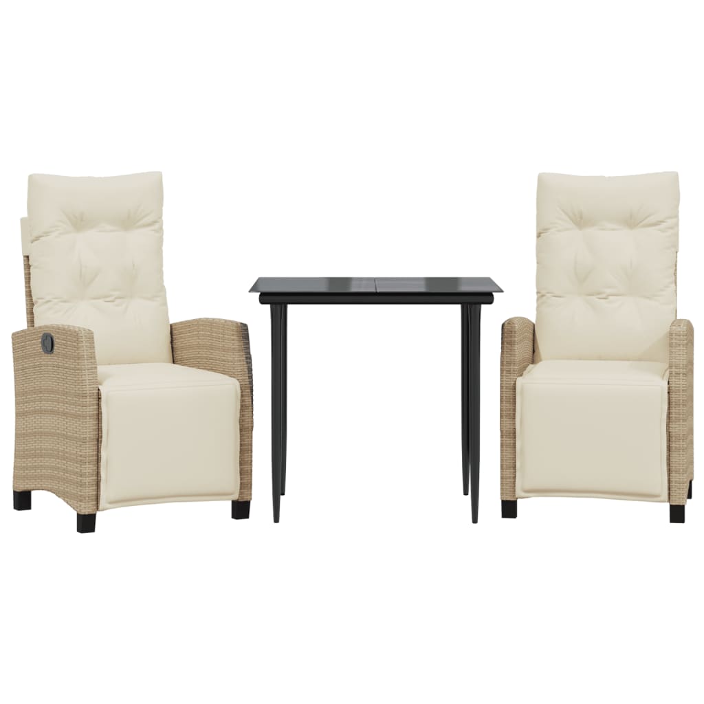 Garden Dining Set Beige