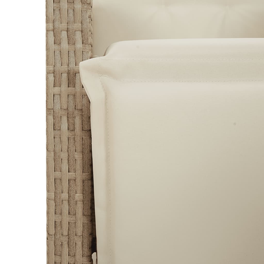 Garden Dining Set Beige
