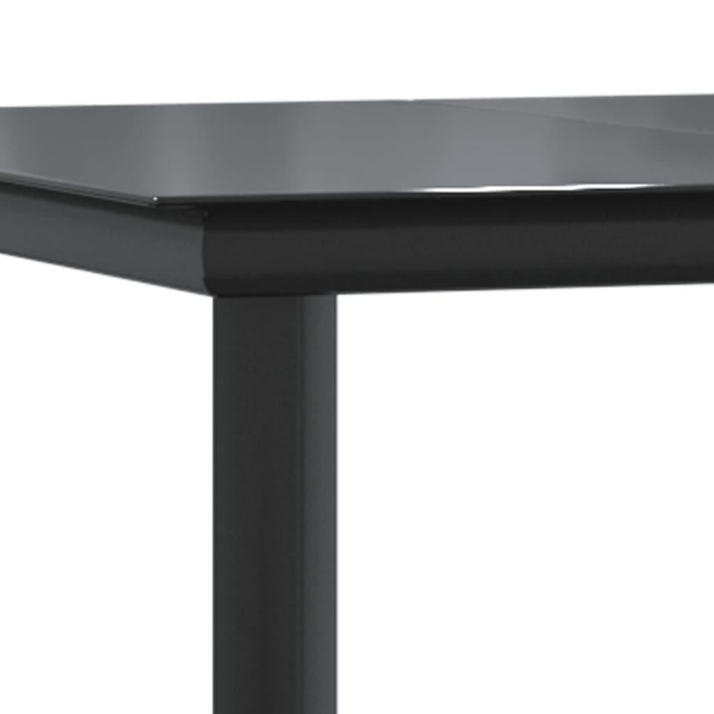 Garden Dining Set Grey, Black, Navy Blue