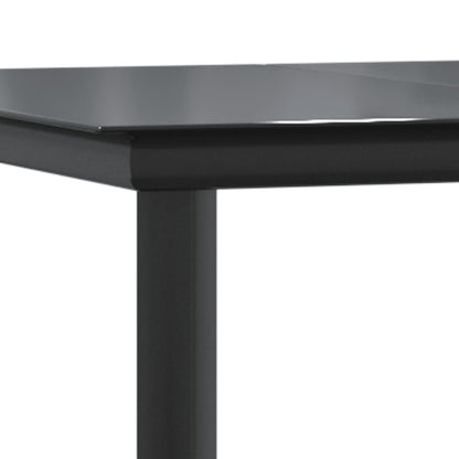 Garden Dining Set Grey, Black, Navy Blue