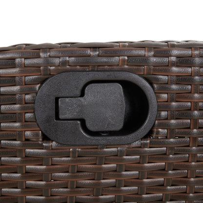 Garden Dining Set Brown PE rattan 3 Piece Set