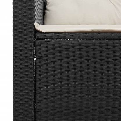 Garden Sofa Set Black, brown, cream white