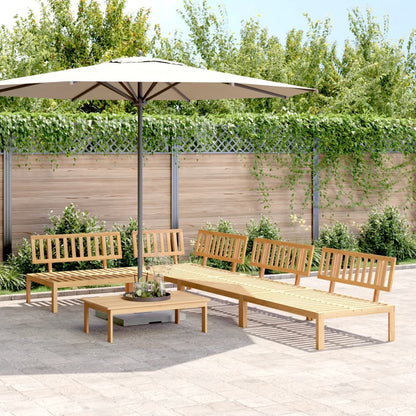Pallet Sofa Set Natural wood Solid Acacia wood Medium Modular