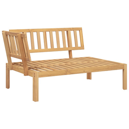 Pallet Sofa Set Anthracite Solid Acacia wood Medium Modular